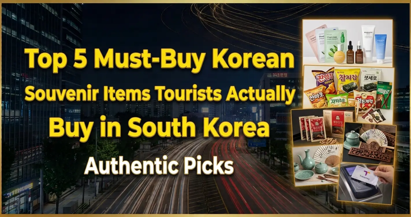 Top 5 Must-Buy Korean Souvenir Items Tourists Actually Buy in South Korea
